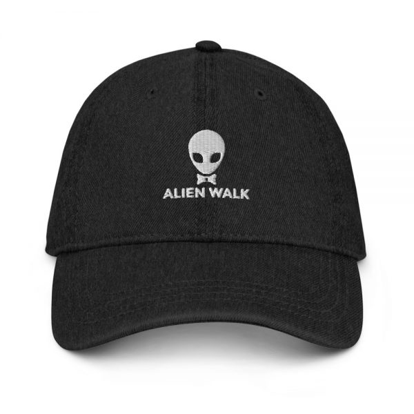 Alien Walk denim hat black front 6013e28090a17