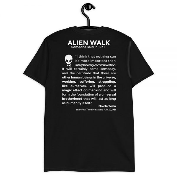 Alien Walk unisex basic softstyle t shirt black back 6014415088f93