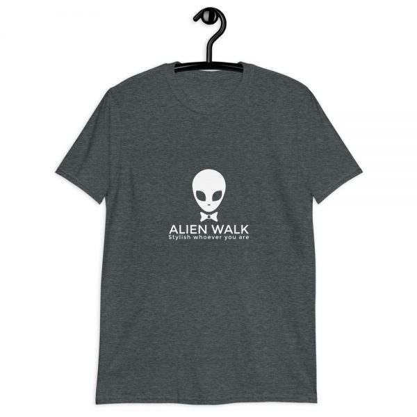 Alien Walk unisex basic softstyle t shirt dark heather front 60144150897d7