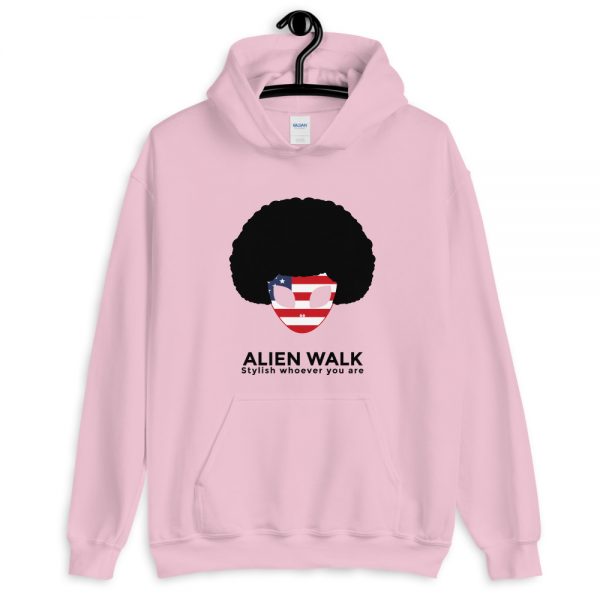 Alien Walk unisex heavy blend hoodie light pink front 60143e45439bf