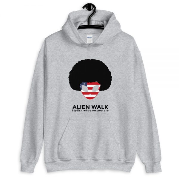 Alien Walk unisex heavy blend hoodie sport grey front 60143e4534294